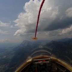 Flugwegposition um 10:03:10: Aufgenommen in der Nähe von Halltal, Österreich in 1783 Meter